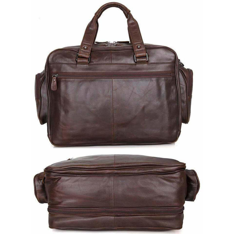 Large Leather Briefcase with extra space Leather Bags Gallery