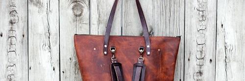 Handmade Leather Bags: Brown Or Black