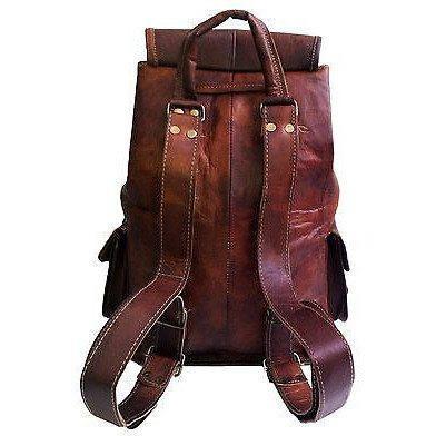 Leather Backpack Messenger Bag