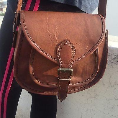 Brown Leather Backpack for Women Vintage Leather Rucksack 