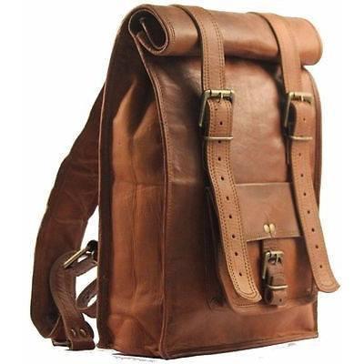 Genuine leather Men's Backpack