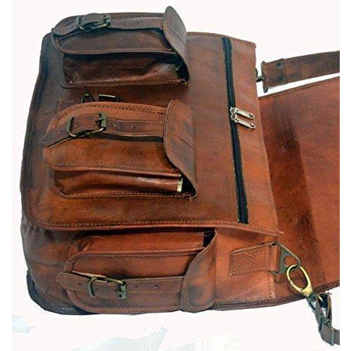 Handmade Brown Vintage Leather Briefcase Bag Leather Bags Gallery
