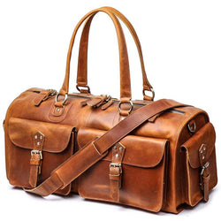 Full Grain Duffel Leather Weekend Travel Bag, Leather Bags Gallery