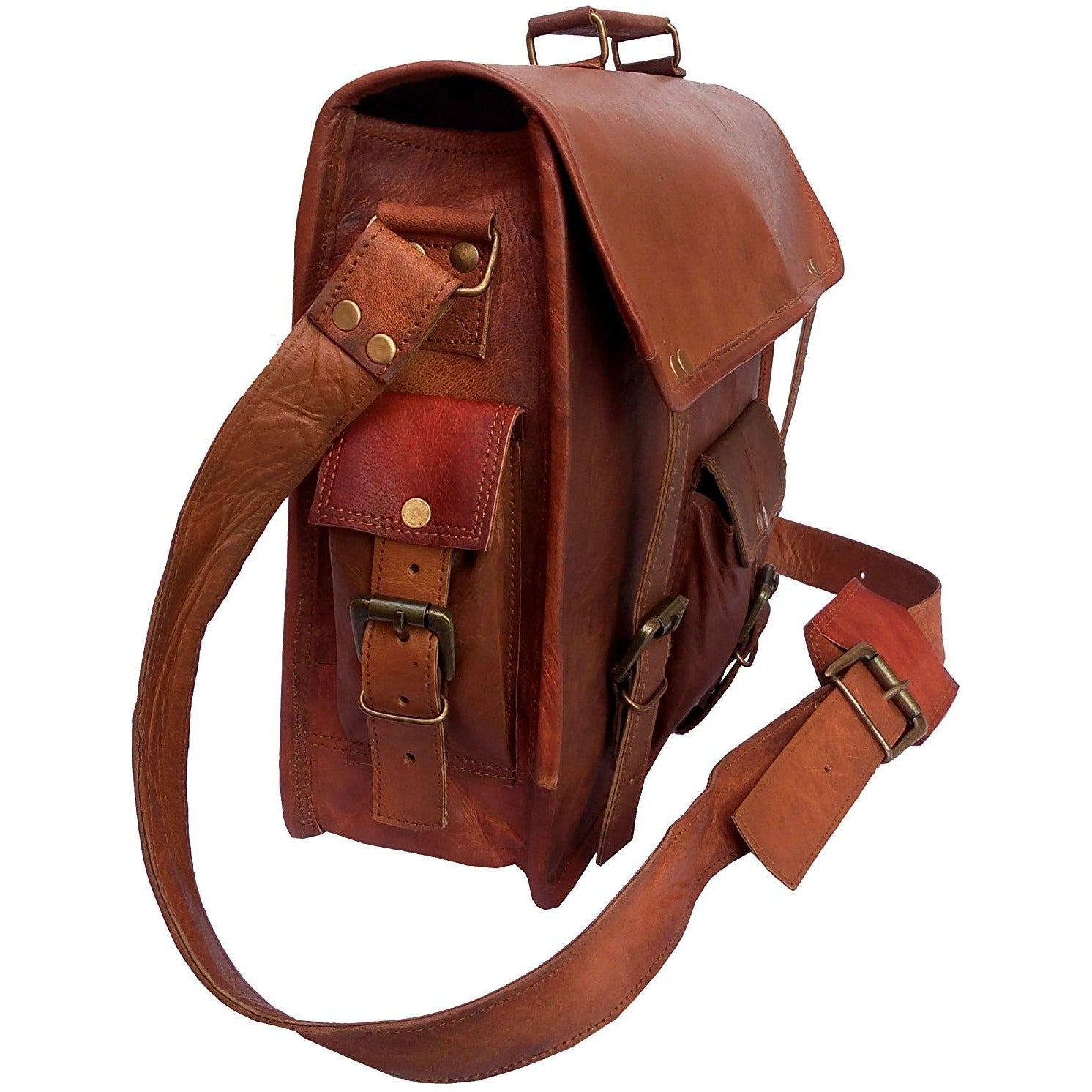 Men Handmade Vintage Laptop Leather Briefcase | Leather Bags Gallery