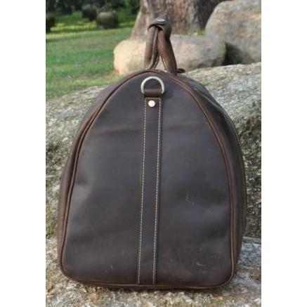 Genuine Leather Mens Vintage Leather Duffle Bag Leather Bags Gallery
