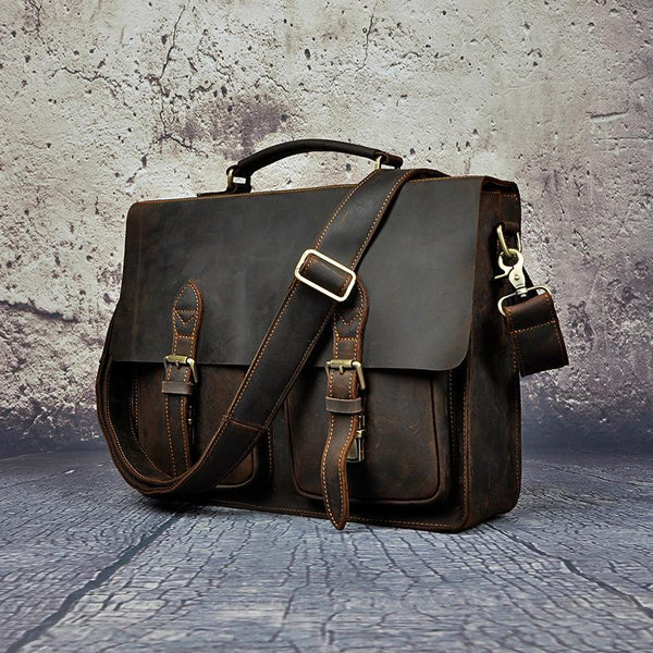 Leather Briefcase To Assist Your Official Days - Free Shipping ...
