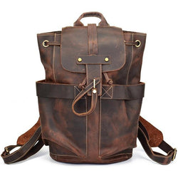 Vintage Leather Duffel Backpack Leather Bags Gallery