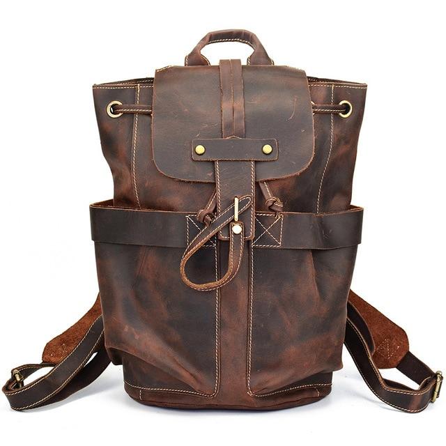 Vintage Leather Duffel Backpack – Leather Bags Gallery