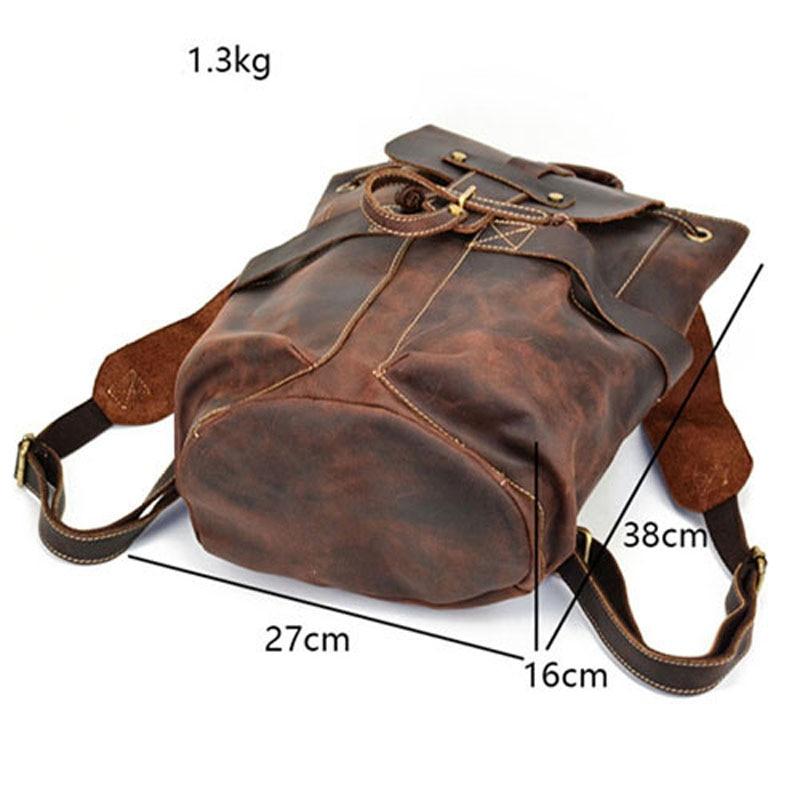 Vintage Leather Duffel Backpack Leather Bags Gallery